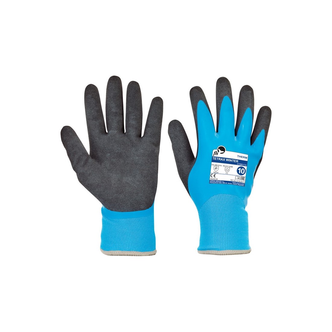 TETRAX WINTER FH latex védőkesztyű 8