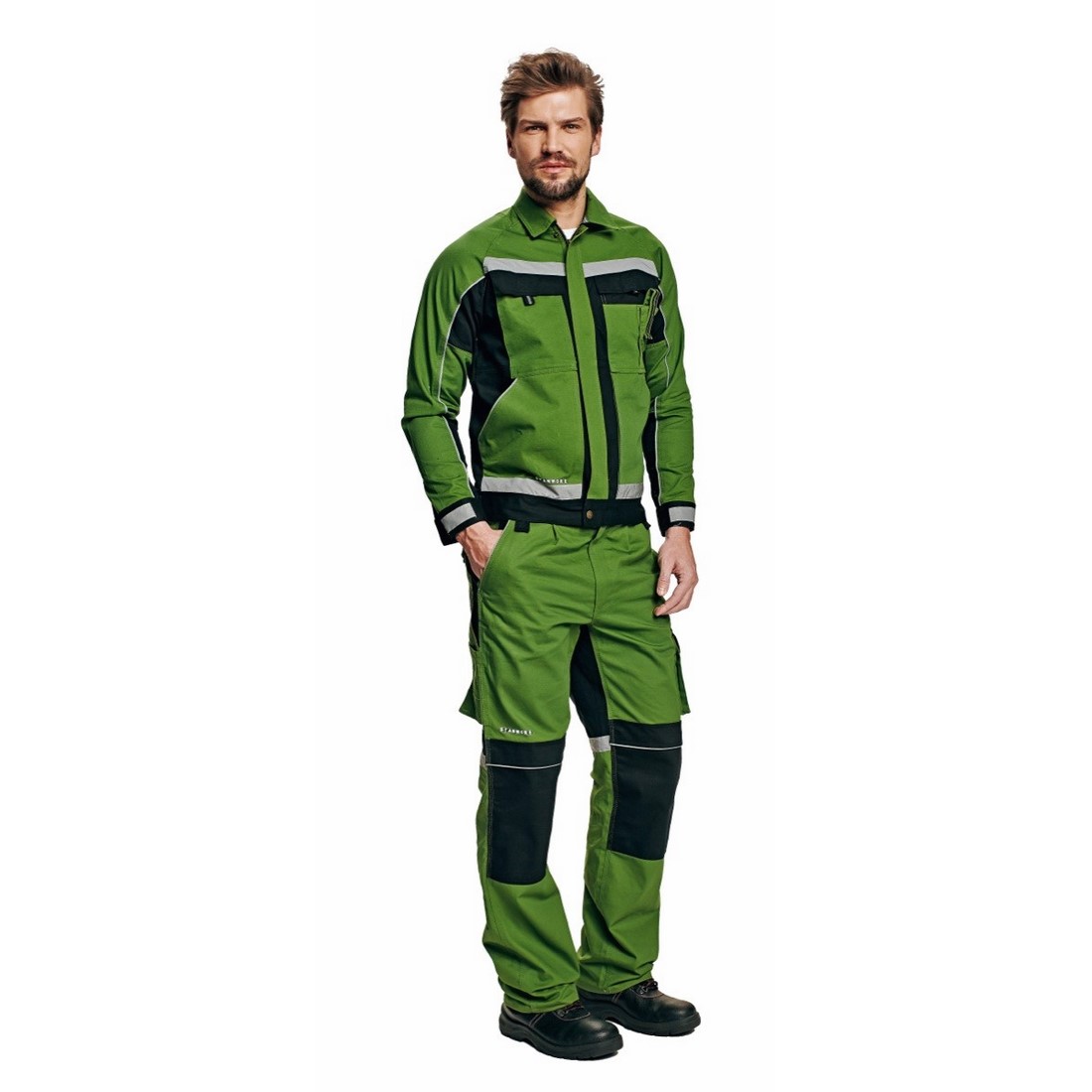 STANMORE kabát zöld/fekete 48