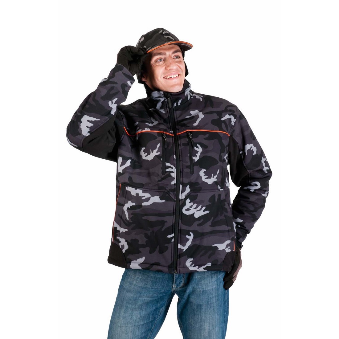 EMERTON WINTER SOFTSHELL dzsek fekete S