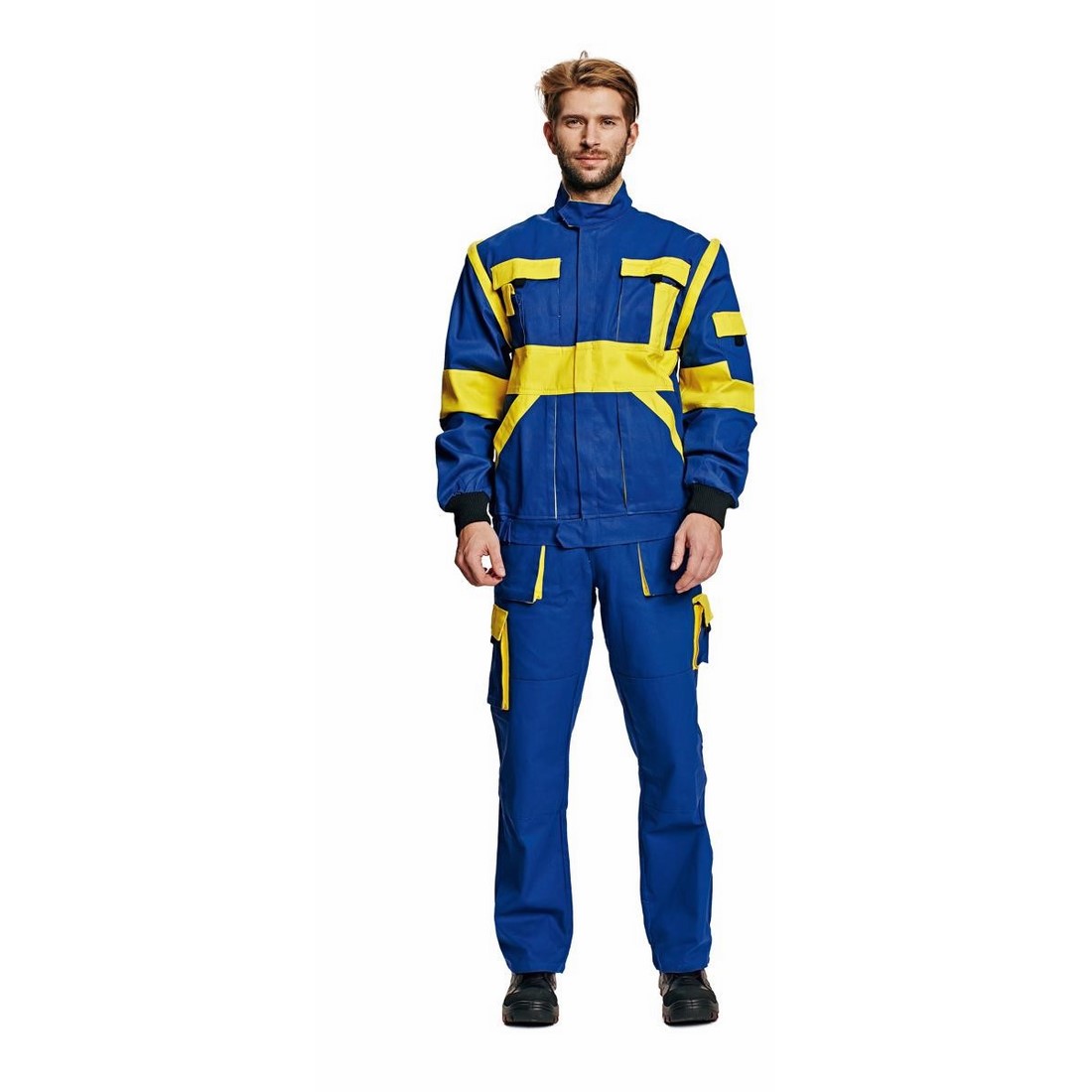 MAX kabát 260 g/m2 szürke/narancs 44