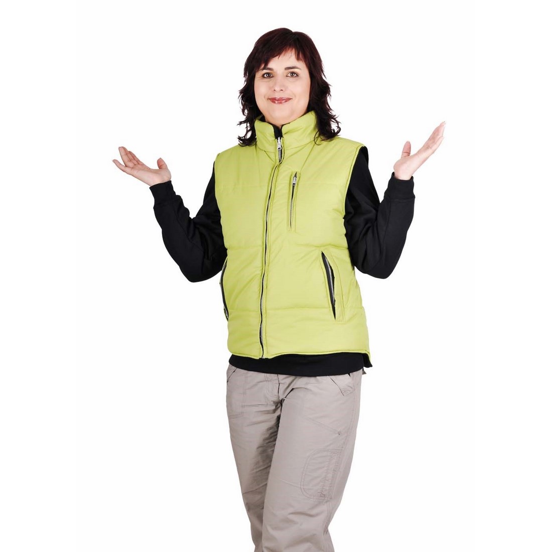 ROSEVILLE női mell&eacute;ny z&ouml;ld/fekete XS