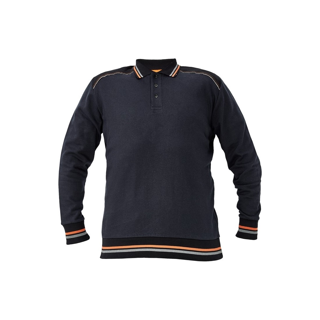 KNOXFIELD galléros pulóver antr/piros XS