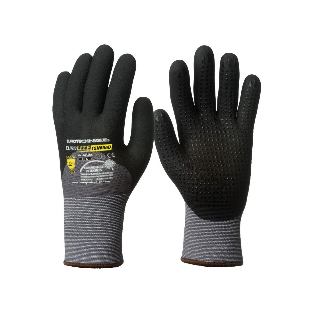 EUROLITE &Ouml;K&Ouml;LCSONTIG FEKETE MIKROHABOS&Iacute;TOTT NITRIL+PETTY