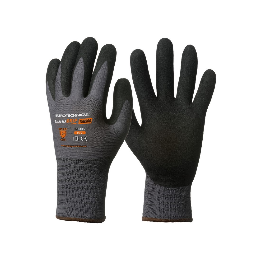 EUROGRIP TENYER&Eacute;N FEKETE NITRIL+SANDY CS&Uacute;SZ&Aacute;SBIZTOS R&Eacute;TEG