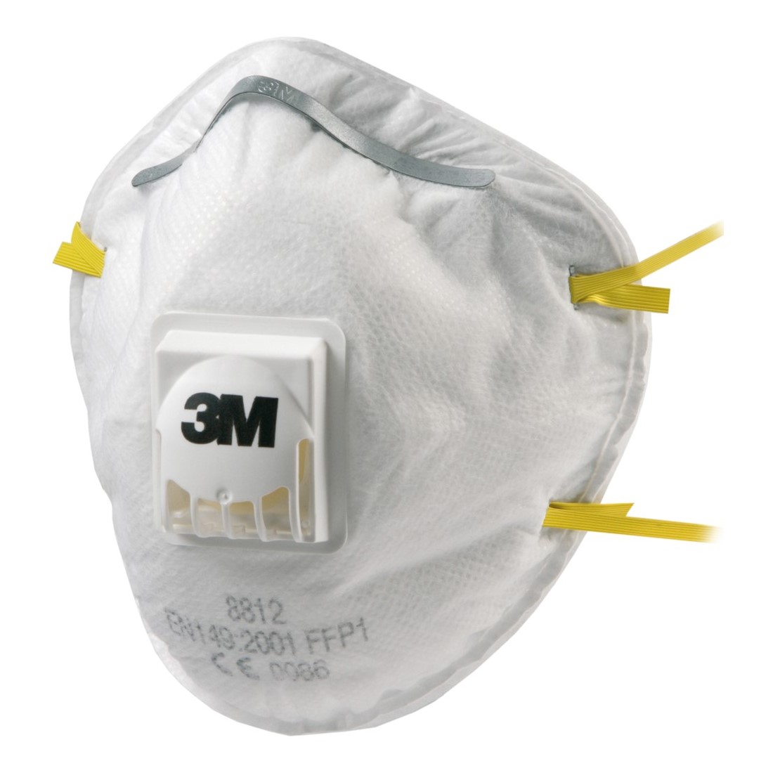3M 8812 FFP1S R&Eacute;SZECSKESZŰRŐ SZELEPES F&Eacute;L&Aacute;LARC, 240 DB/KRT