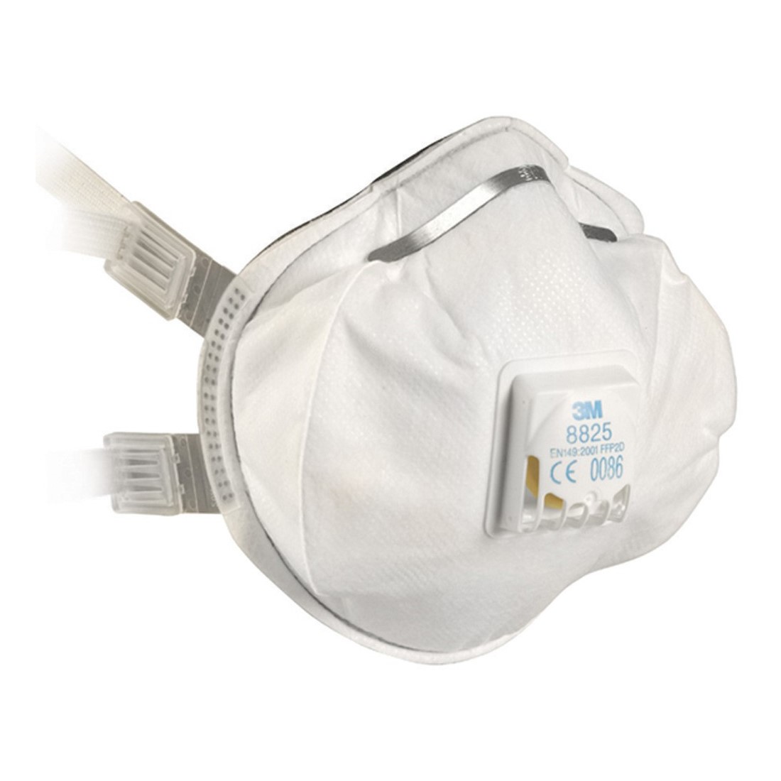 3M 8825 FFP2SL R&Eacute;SZECSKESZŰRŐ F&Eacute;L&Aacute;LARC, 50 DB/KRT