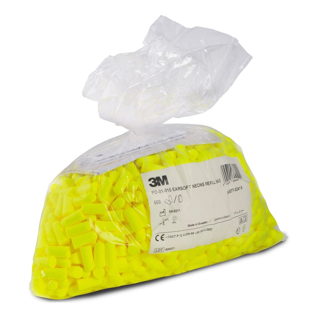 3M PD-01-010 EARSOFT TOP UPF&Uuml;LDUG&Oacute;, NEON, 2000 P&Aacute;R/KRT