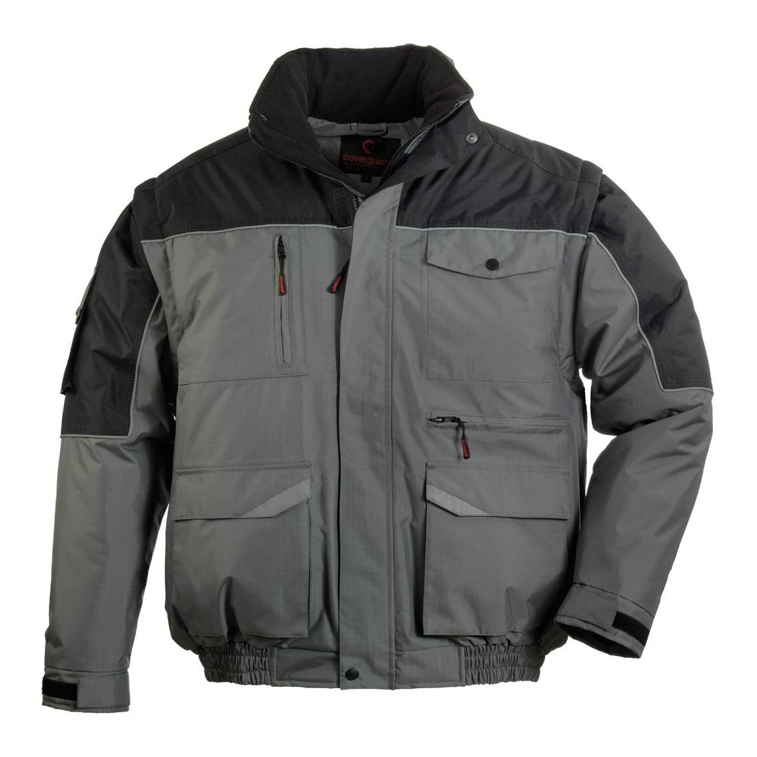 RIPSTOP 2/1 DZSEKI, SZÜRKE/FEKETE , SZAKADÁSBIZTOS