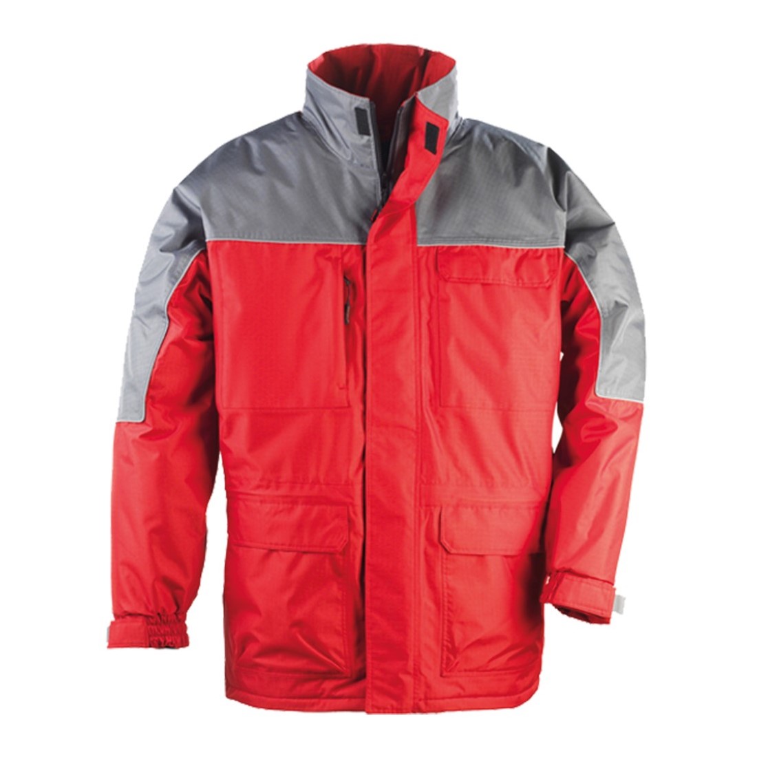 RIPSTOP KABÁT PIROS/SZÜRKE