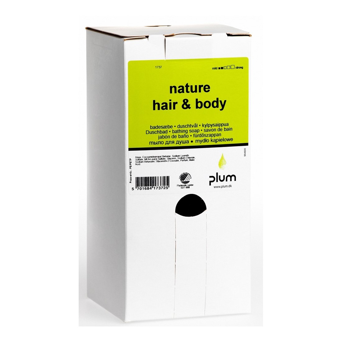 PLUM NATURE HAIR&BODY TUSFÜRDŐ ÉS SAMPON 1,4