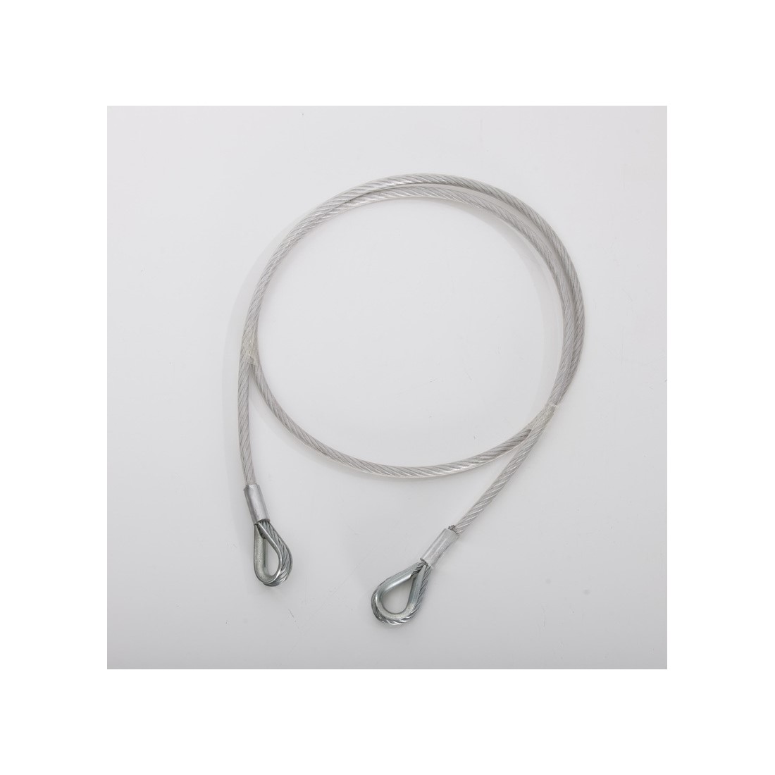 Acél rögzítőkötél, 1m