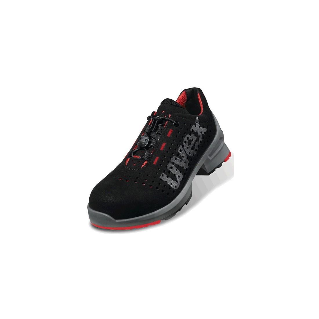 REND. UVEX 1 S1 SRC CIPŐ, PERFOR&Aacute;LT, FEKETE-PIROS