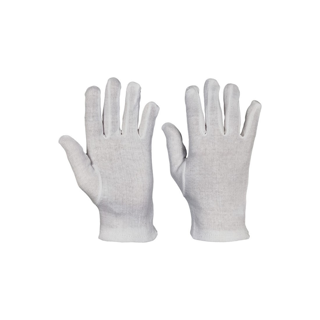 KITE feh&eacute;r pamutkesztyű - 6