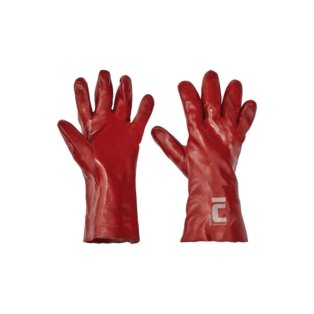 REDSTART 35 m&aacute;rtott PVC kesztyű - 10