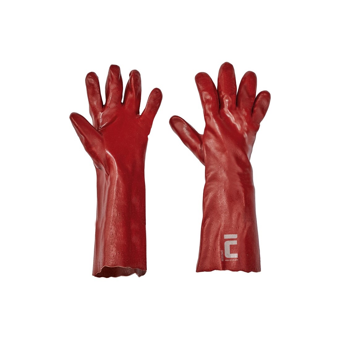 REDSTART 45 m&aacute;rtott PVC kesztyű - 10