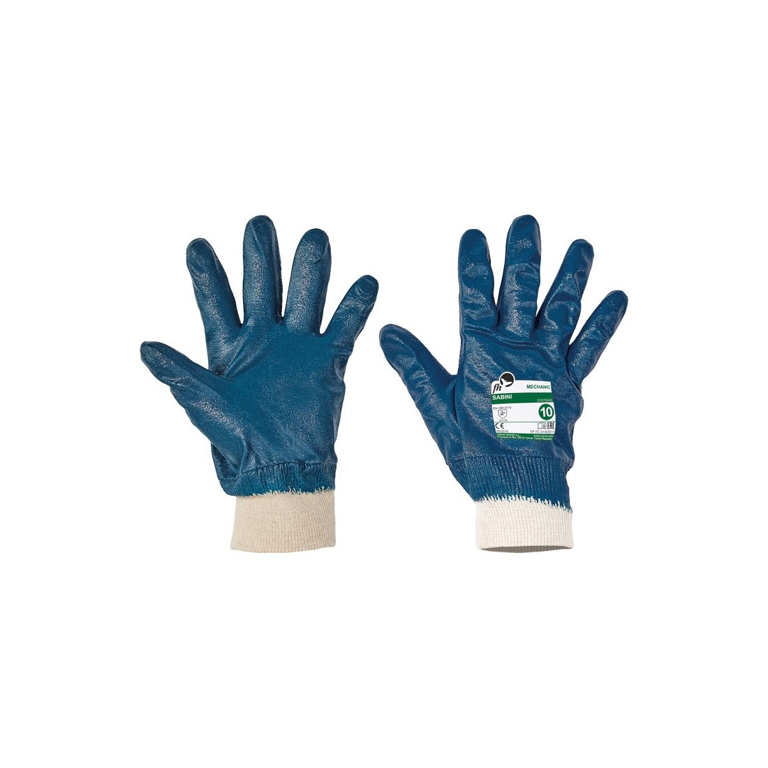 SABINI F FH m&aacute;rtott nitril kesztyű - 10