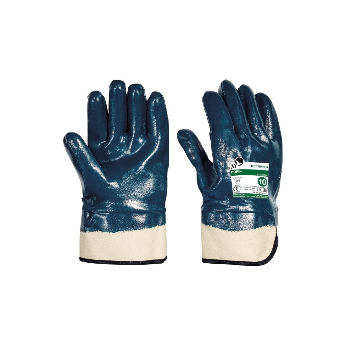 BORIN FH m&aacute;rtott nitril kesztyű - 8