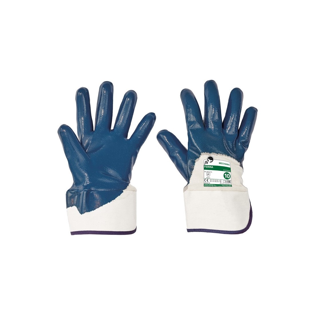 FERINA FH m&aacute;rtott nitril kesztyű - 9