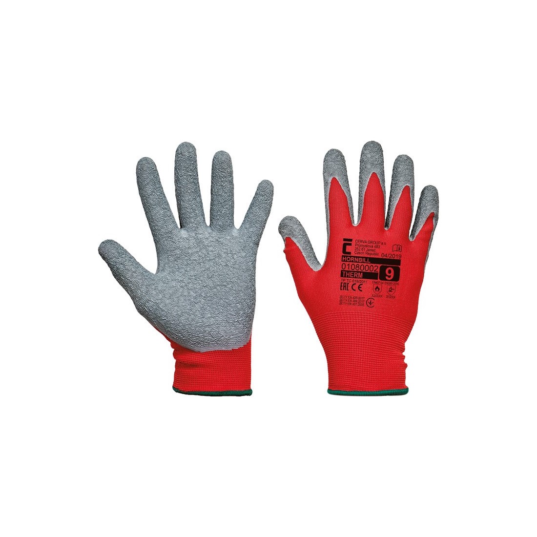 HORNBILL m&aacute;rtott k&ouml;t&ouml;tt nyl.kesztyű - 6