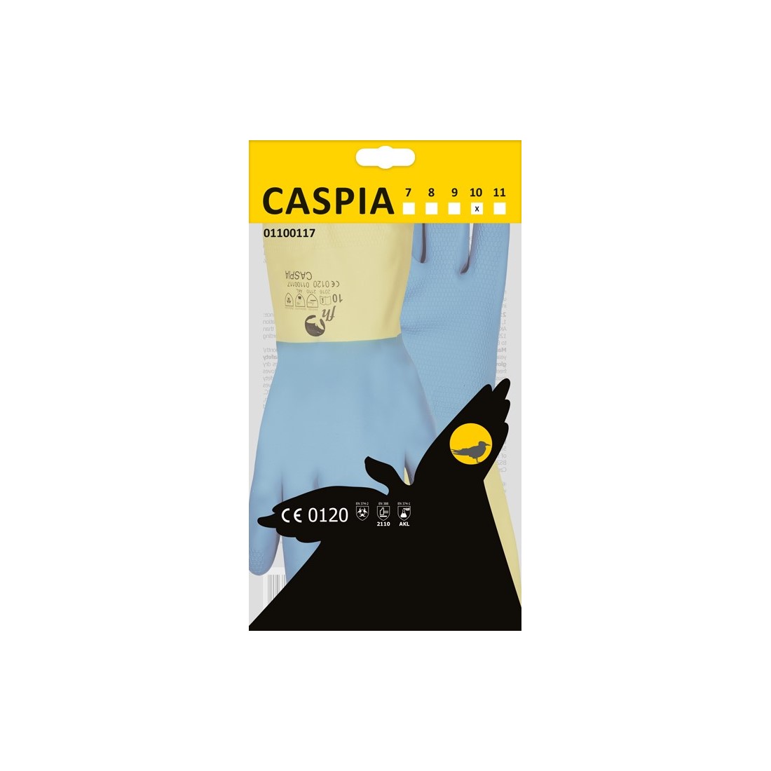 CASPIA FH kes kesztyű latex/neopren - 7
