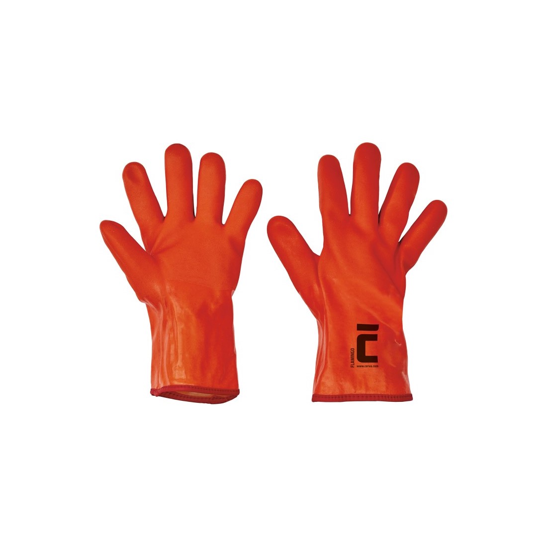 FLAMINGO kesztyű PVC narancs 11