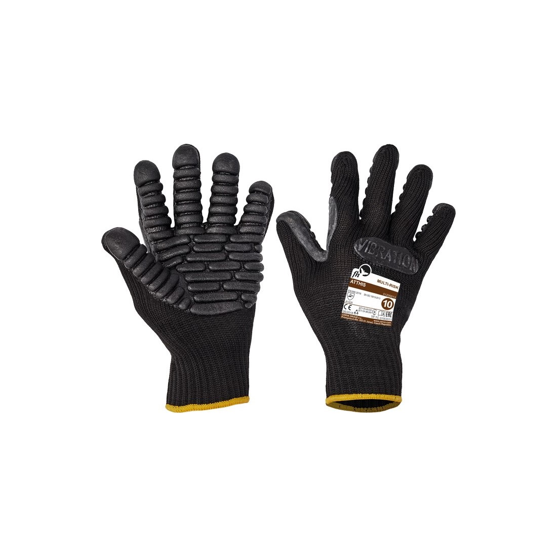 ATTHIS FH antivibr&aacute;ci&oacute;s kesztyű 10