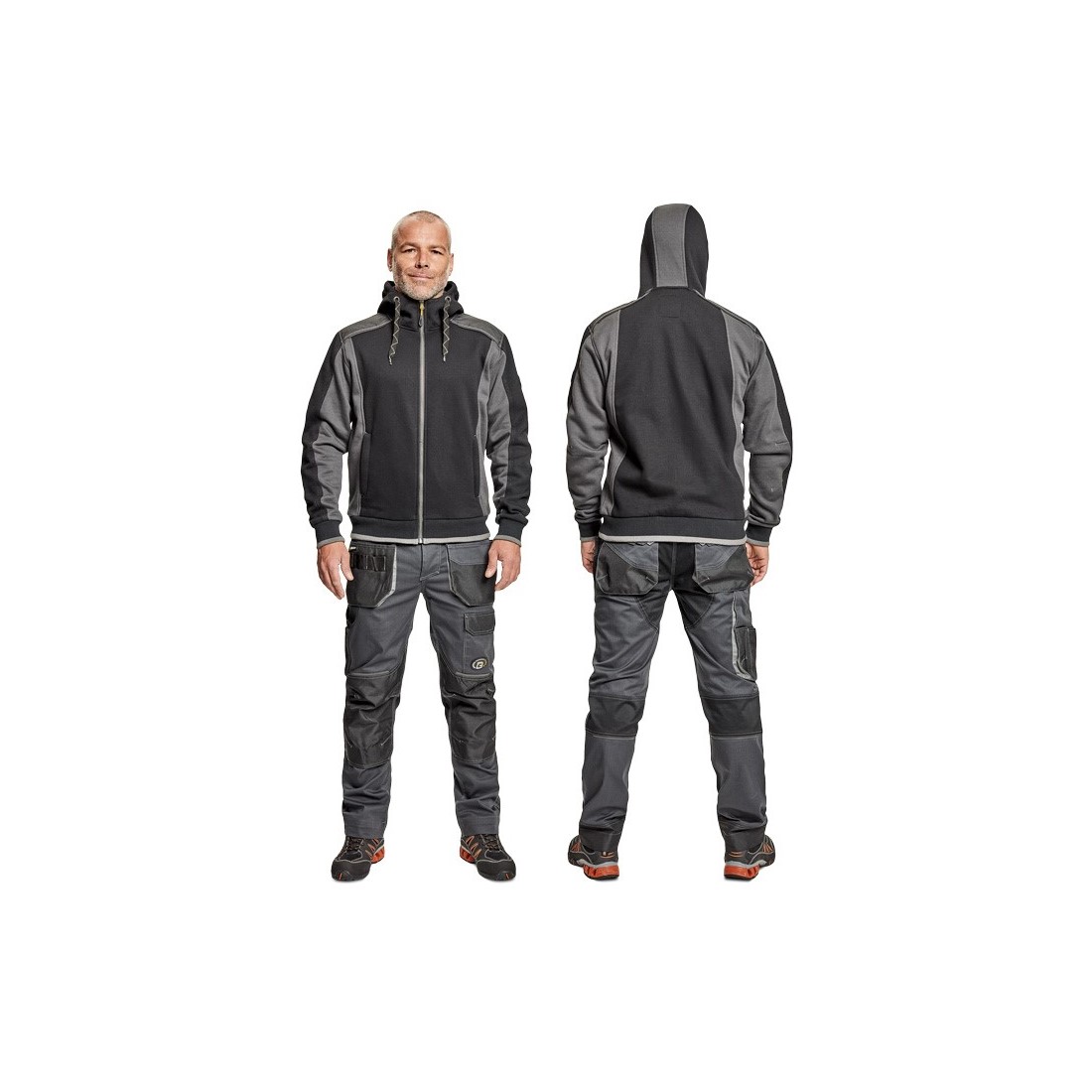 DAYBORO kapucnis kardigán navy S