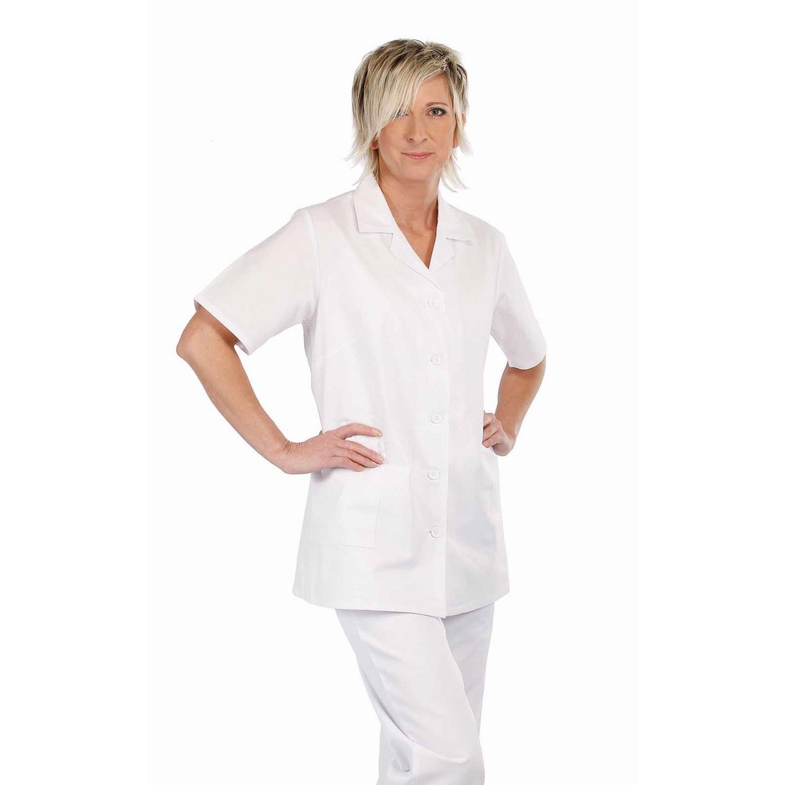 LILY r&ouml;vidujj&uacute; női ing feh&eacute;r 40