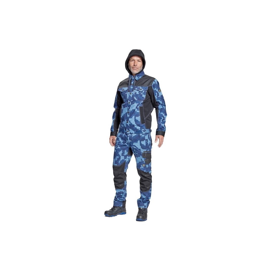 NEURUM CAMOU kapucnis dzseki navy 46