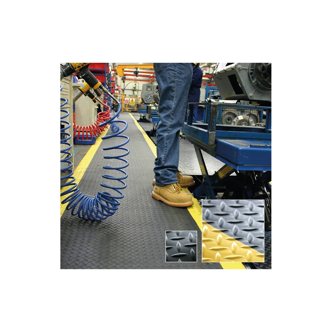 DECKPLATE szőnyeg fekete 0,6mx0,9m