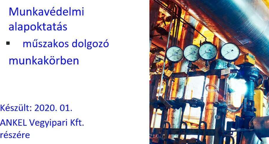 Munkavédelmi oktatás, a saját laptopján online