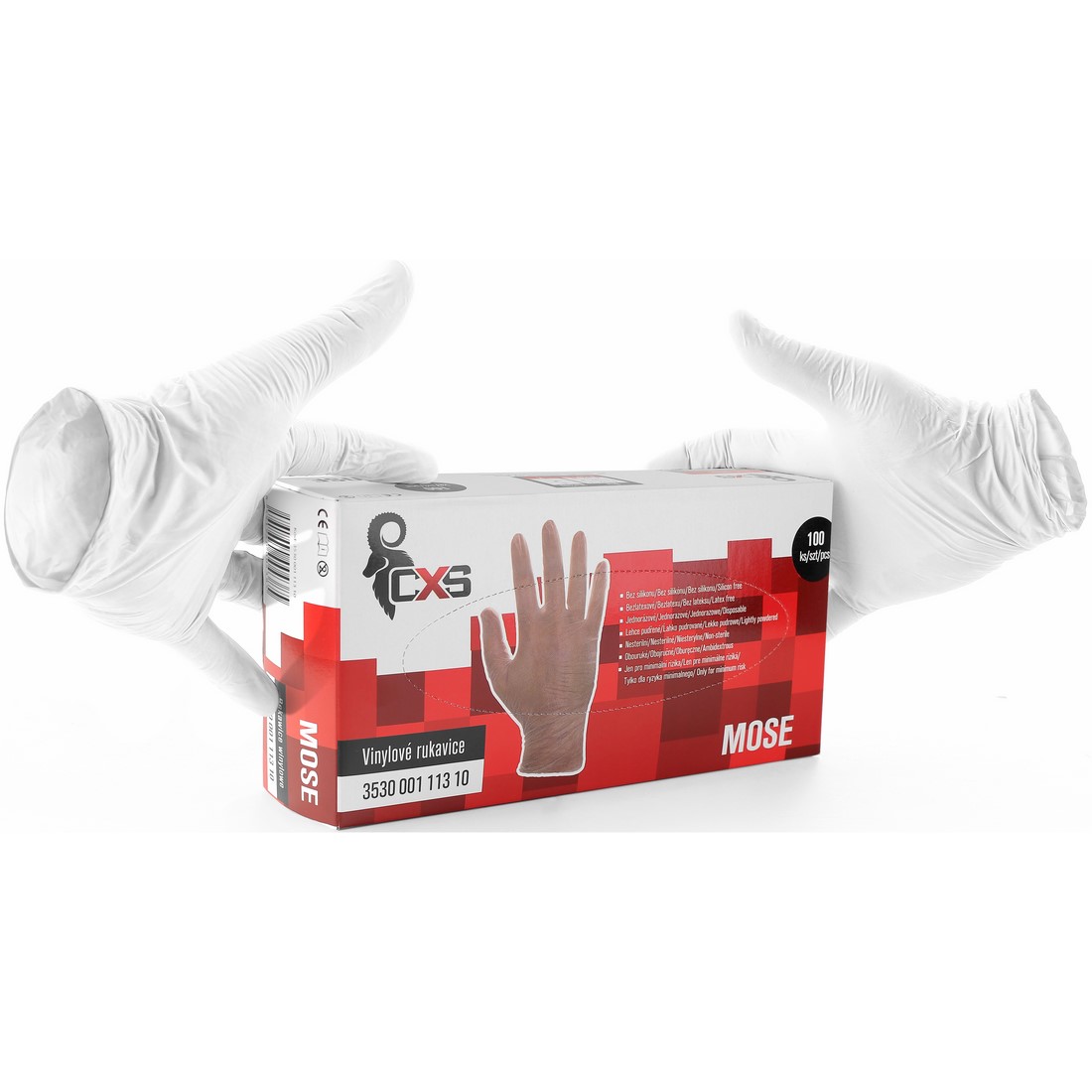 CXS Mose egyszer haszn&aacute;latos vinyl kesztyű