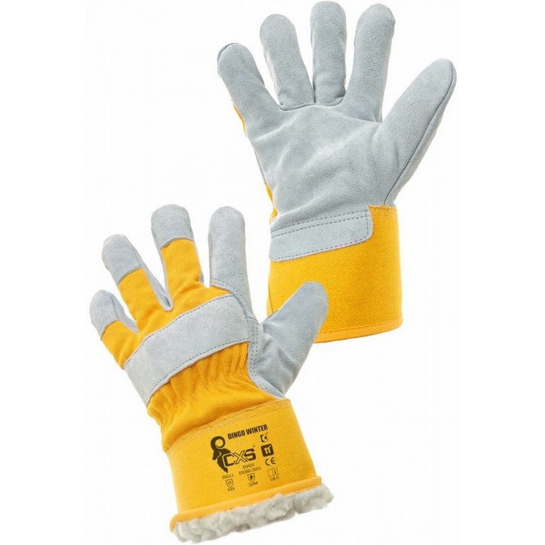 CXS Dingo winter bélelt kombinált marhabőr kesztyű