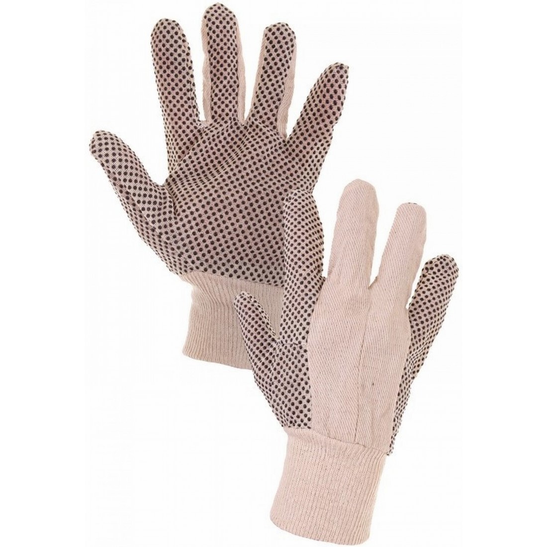 CXS Gabo PVC p&ouml;tty&ouml;s textil kesztyű