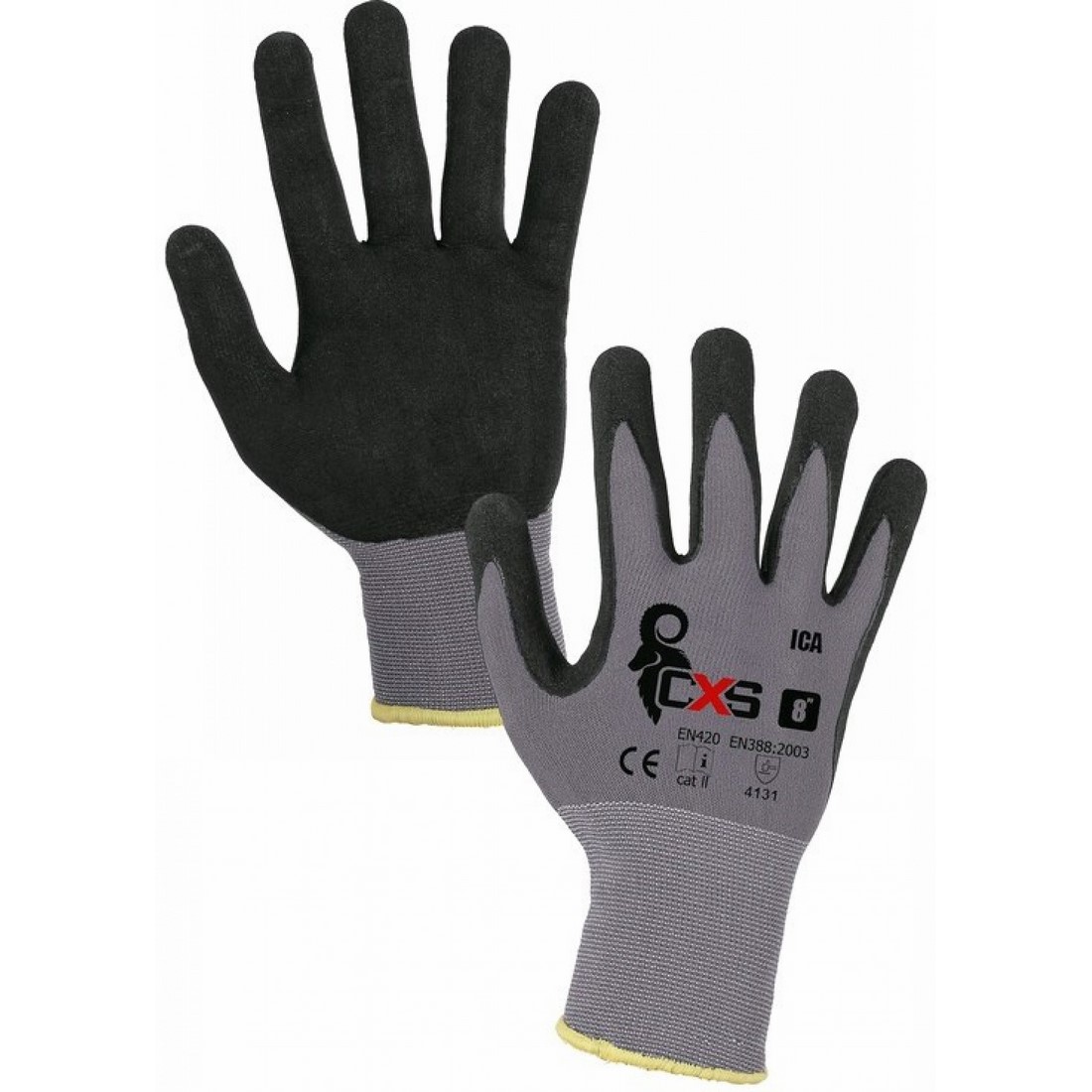 CXS Ica nitrilbe m&aacute;rtott kesztyű