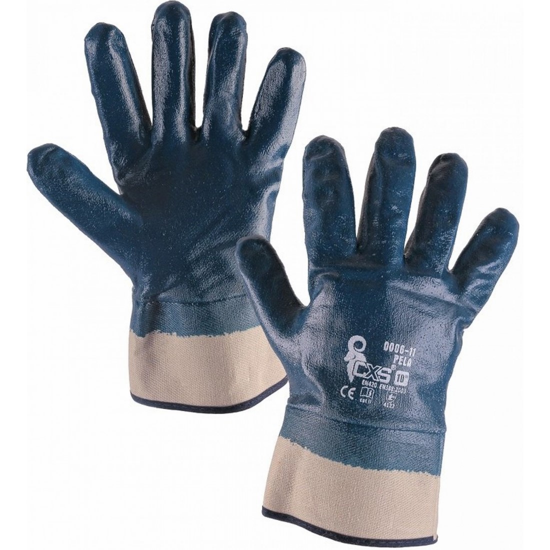 CXS Pela nitrilbe m&aacute;rtott kesztyű